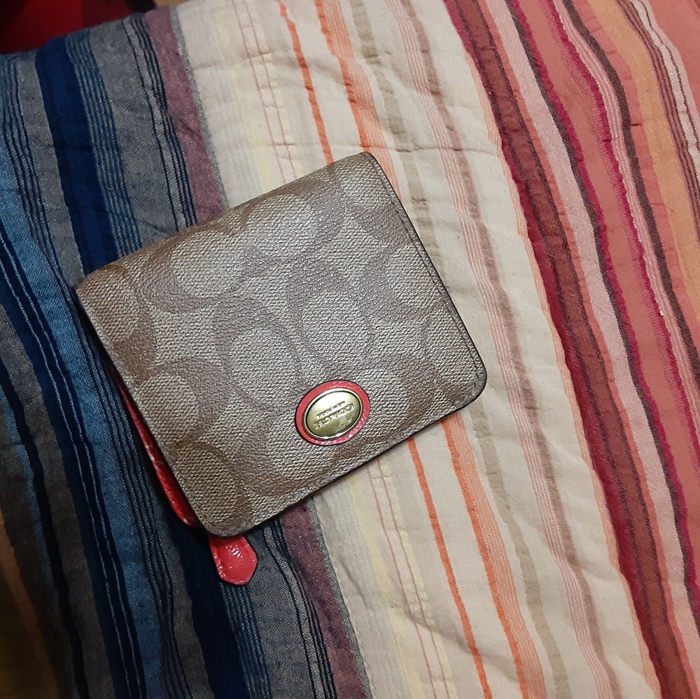 Small coach wallet
